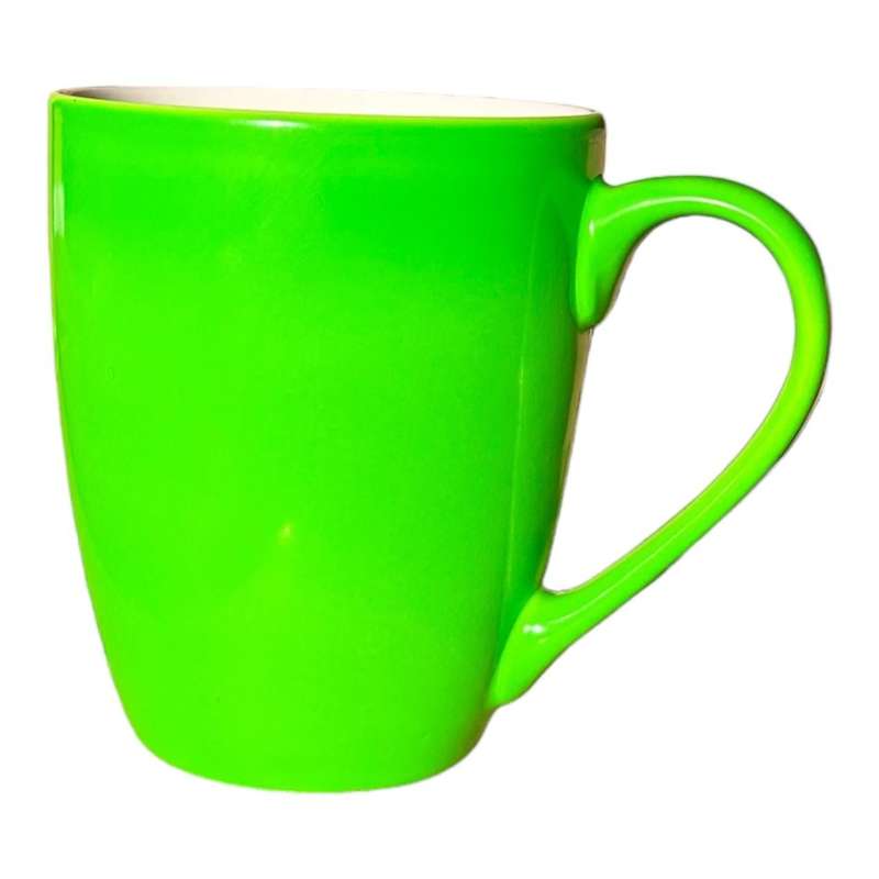 Shocking Green Ceramic Mug