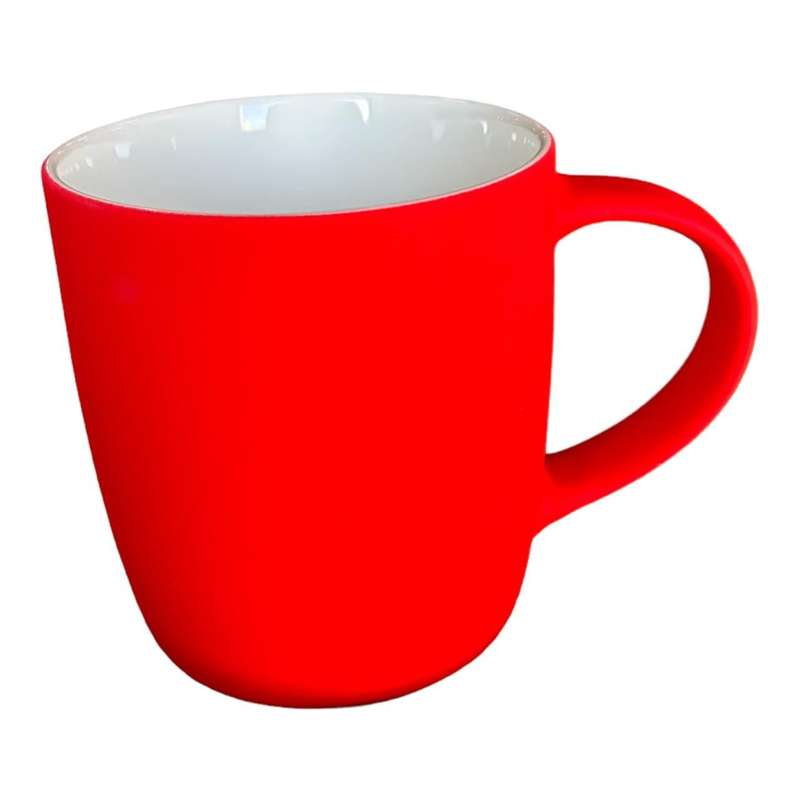 Shocking Red Ceramic Mug