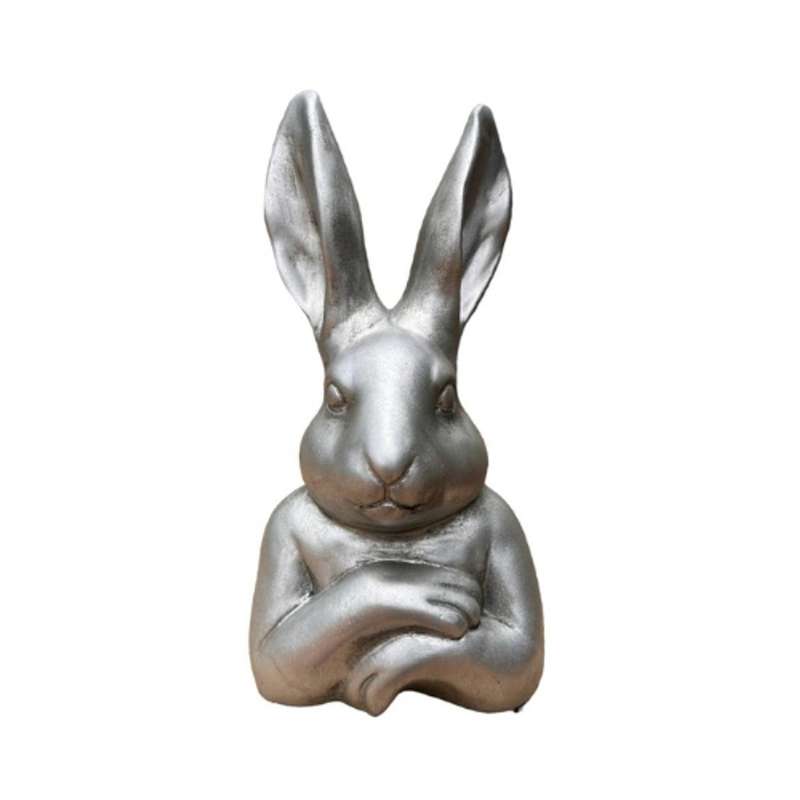 Small Grey Crossed Arm Bunny