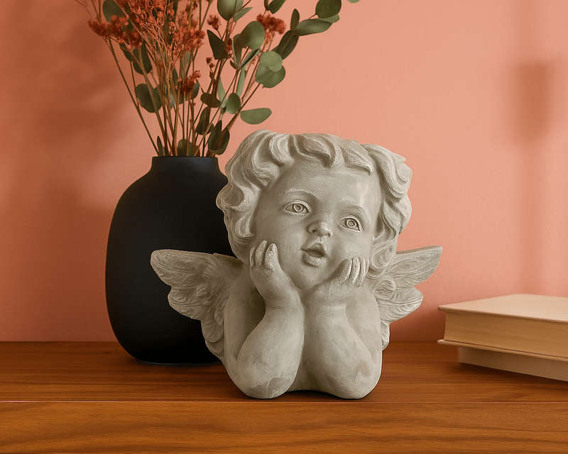 Small Grey Cupido Planter