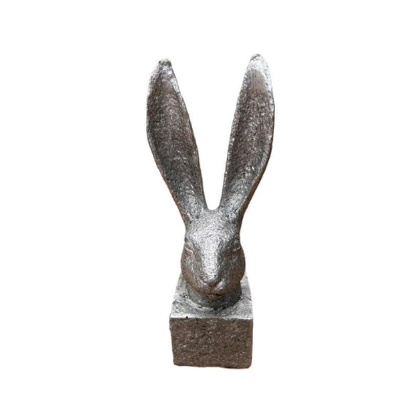 Small Grey Long Ear Bunny Table Topper