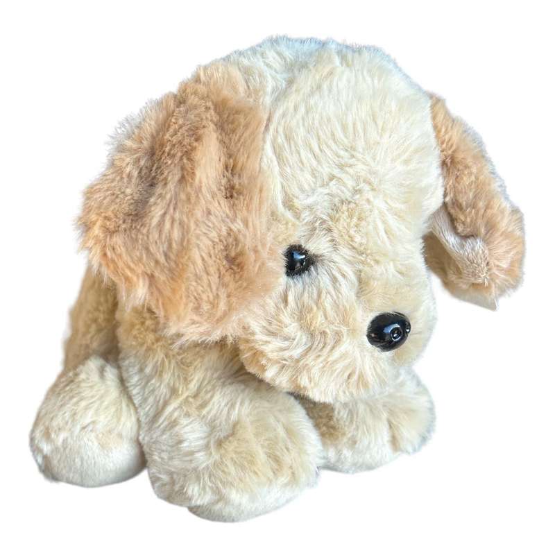 Soft Toy - Beige And Brown Dog