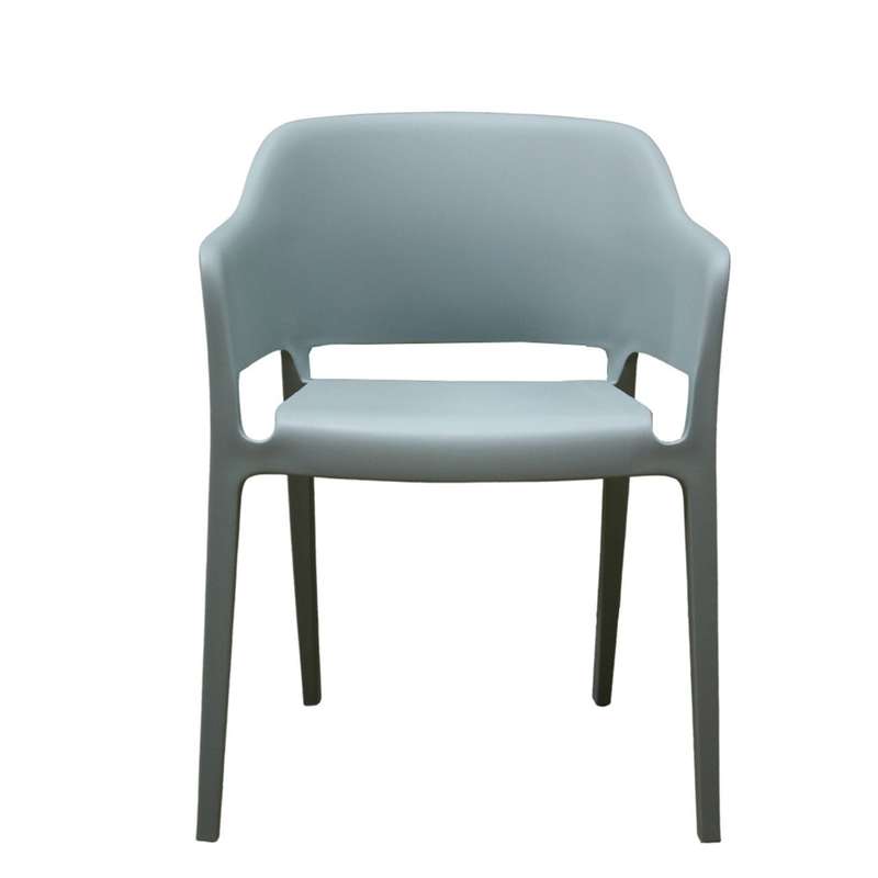 Solid Stackable Grey Chair