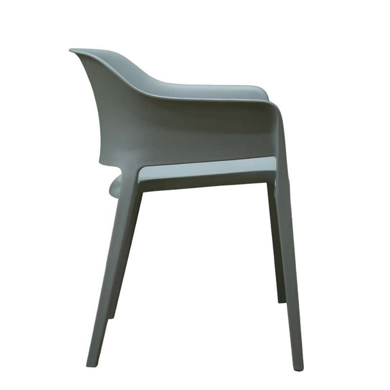 Solid Stackable Grey Chair