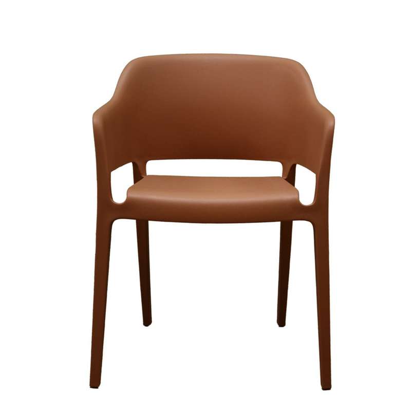 Solid Stackable Red Chair