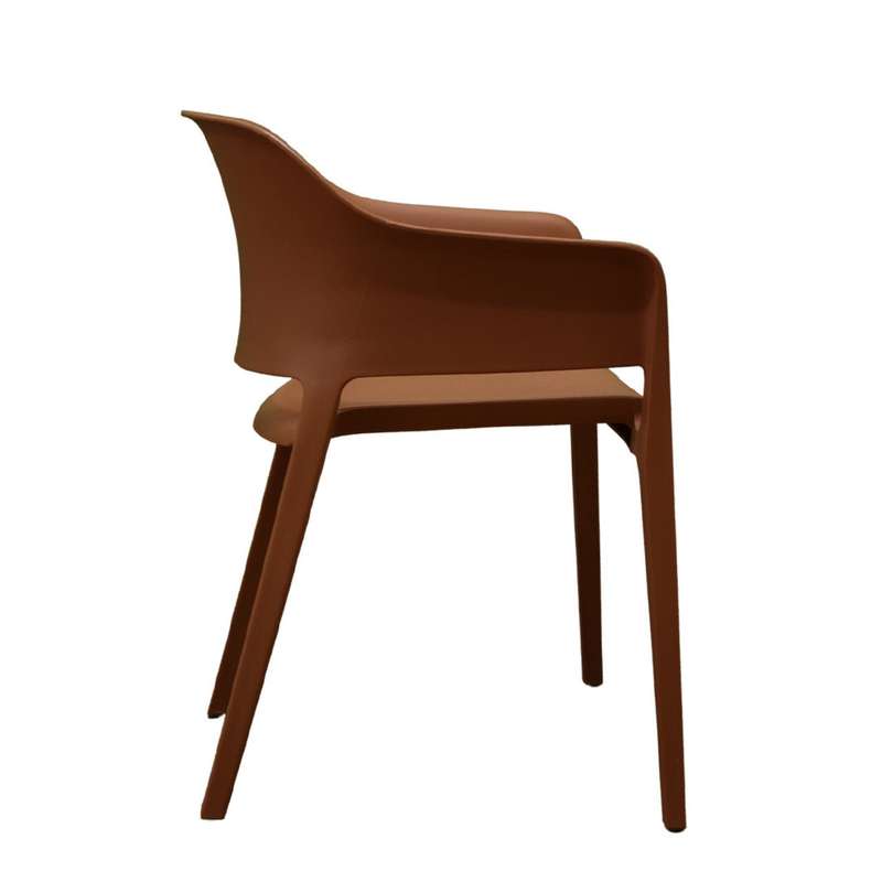 Solid Stackable Red Chair