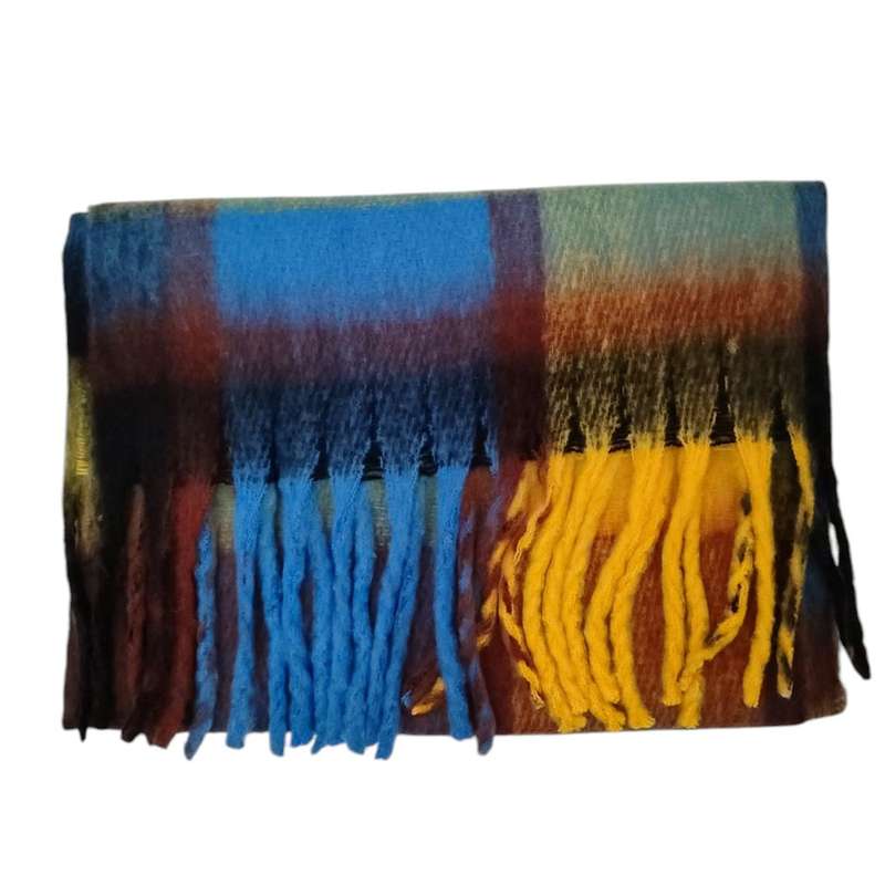 Sunset Stripes Polyester Scarf