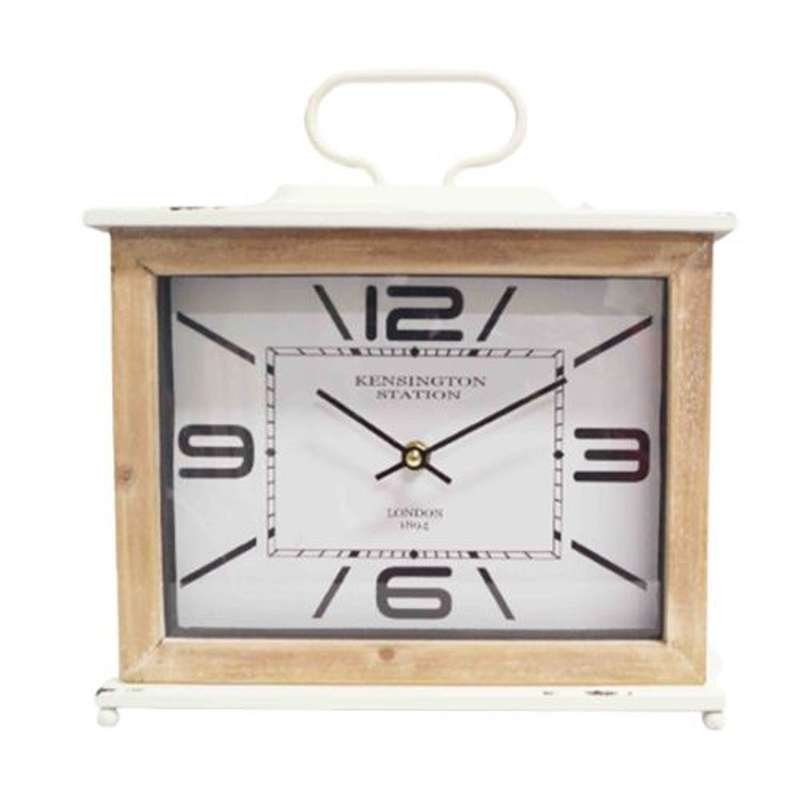 Table Clock - Rectangle Shape Black Numbers