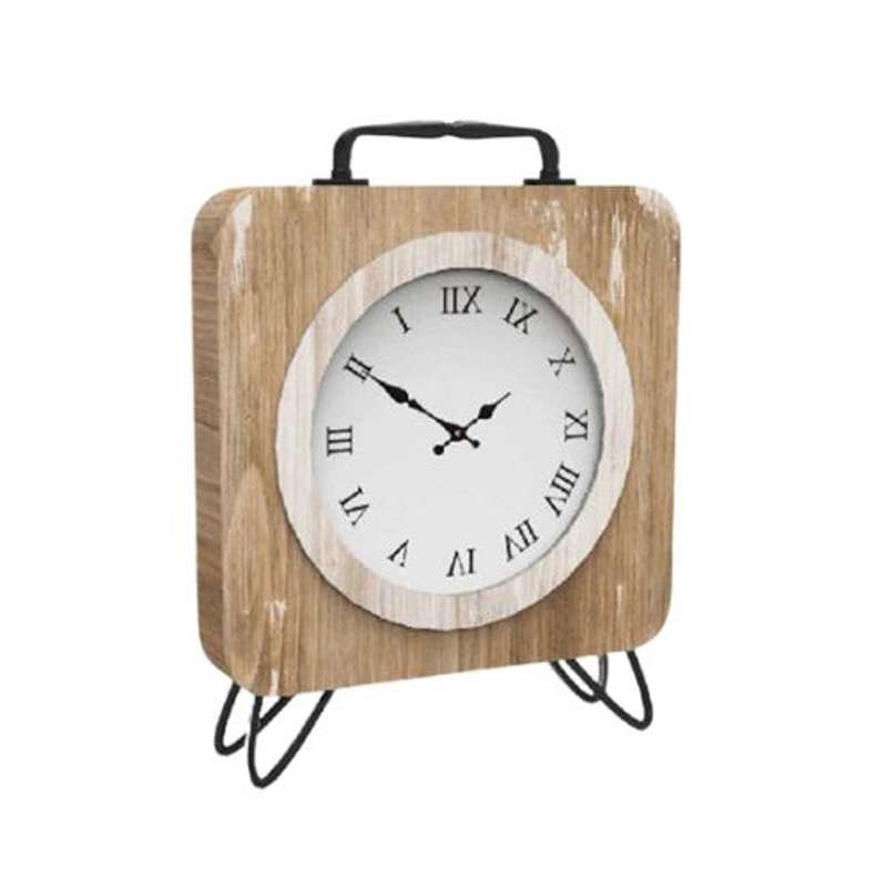 Table Clock - Wood Finish