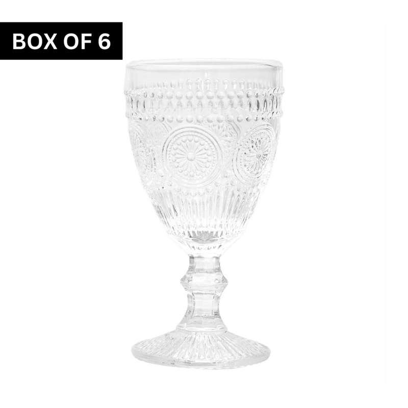 Tall Wine Glass Set Of 6 - Clear