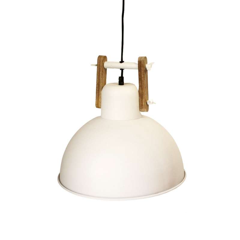 Textured White Pendant Lamp