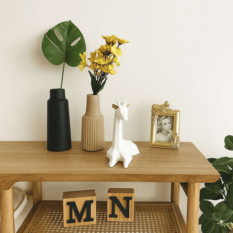 Tropical Swiss Cheese Monstera Leaf Decor