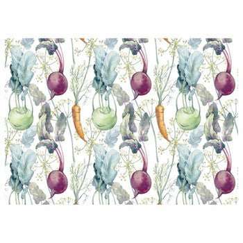 Watercolor Vegetable Design Disposable Placemats