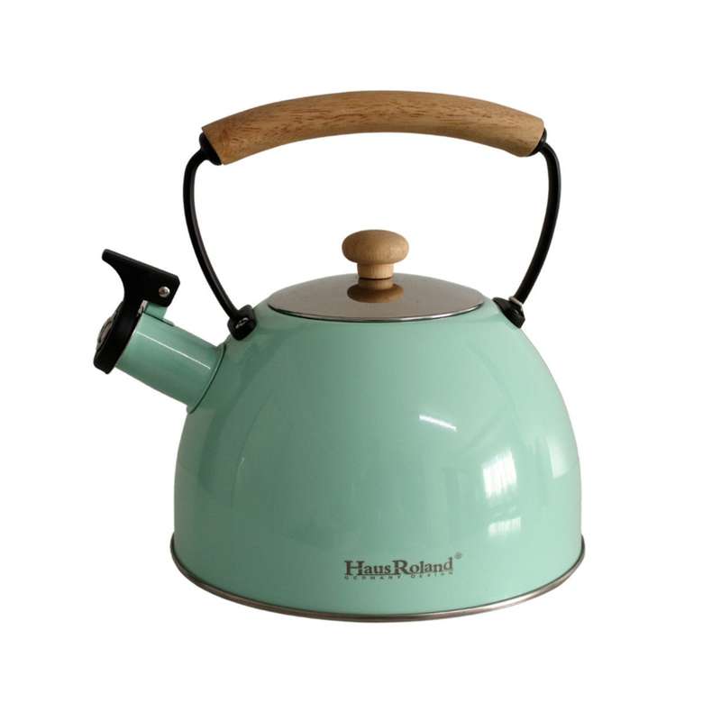 Whistling Kettle 3 litre Wood Fixtures - Mint