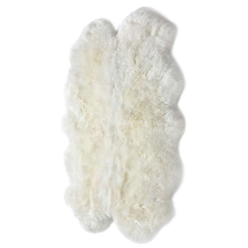 White A Grade Real Sheep Skin