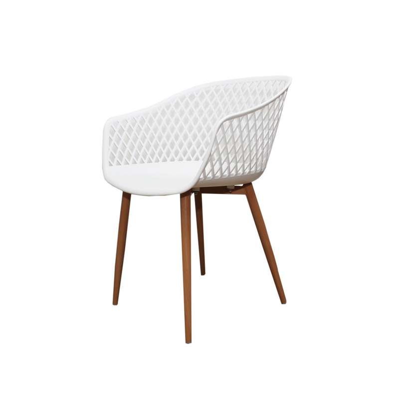White Diamond Back Chair