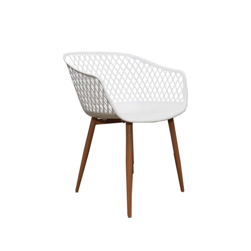White Diamond Back Chair