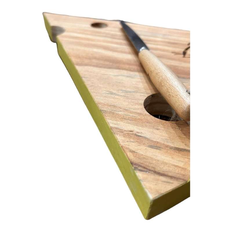 Wooden Cheese Board - Cute Mouse