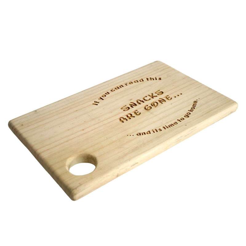 Wooden Snack Platter - All Gone