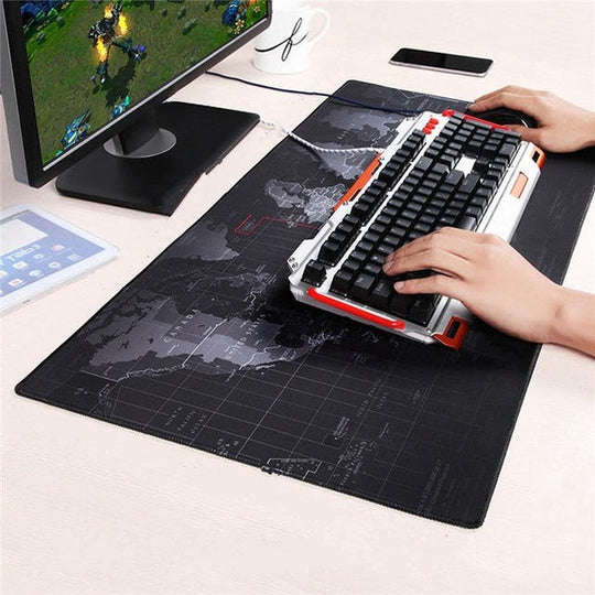 Giant World Map Mouse Pad (40 x 80 cm)