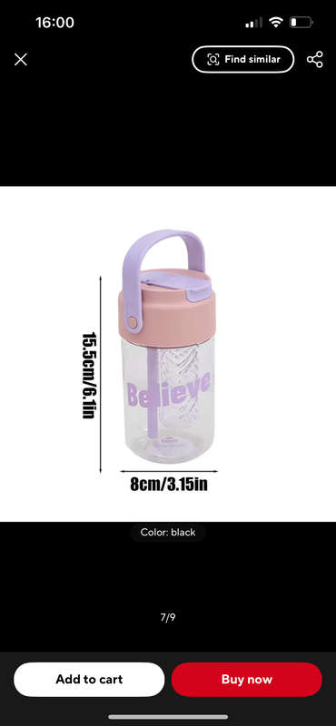 Drinking Bottle Sports Drinking Bottle With Tea Strainer Large Capacity Straw Water Cup Water Bot...