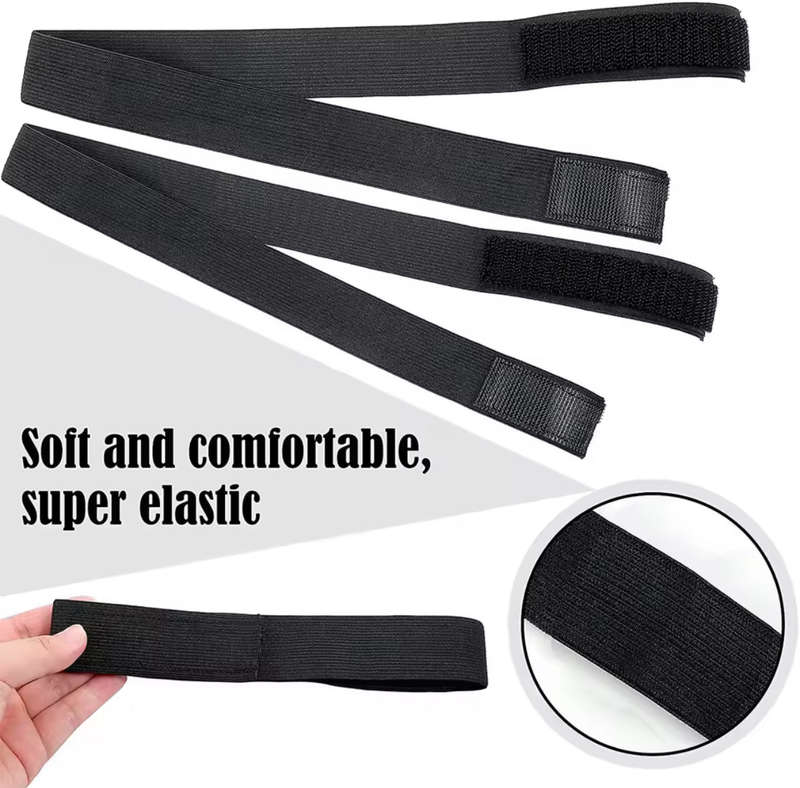 Hair Elastic Band For Wigs Strong Hold Wigs Elastic Headband Edges Elastic Band Adjustable Wig Ba...