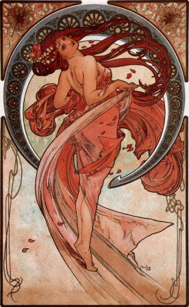 Dance by Alphonse Mucha