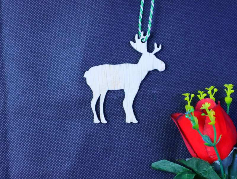 Laser Cut Moose Christmas Tree  76mm high