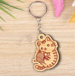 Keychains laser cut and engraved