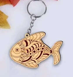 Keychains laser cut and engraved
