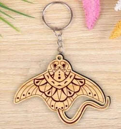 Keychains laser cut and engraved