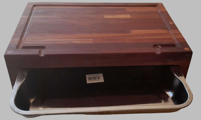 Braai board with meat tray L 475X295