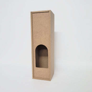 Wine Box sliding Lid  110mmx100mmx335 lid cut out or plain