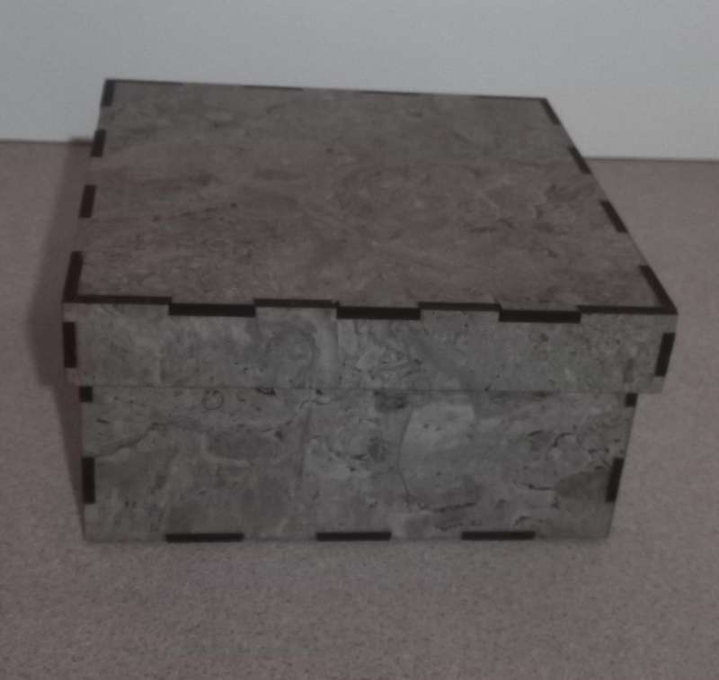 Gift boxes square shape covered