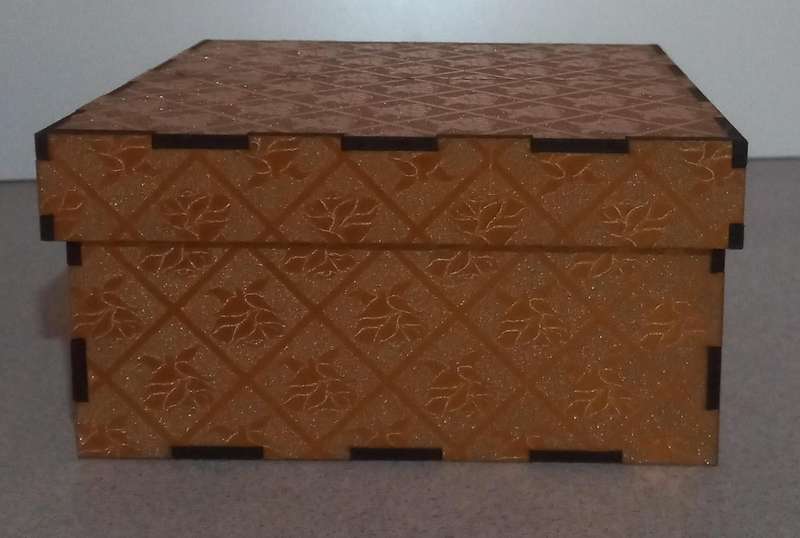 Gift boxes square shape covered