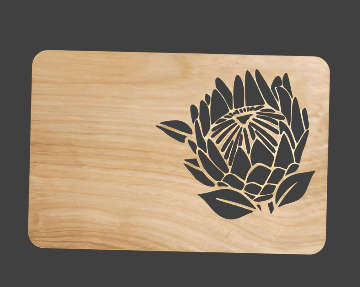 Placemats mdf yellow, dark brown or white