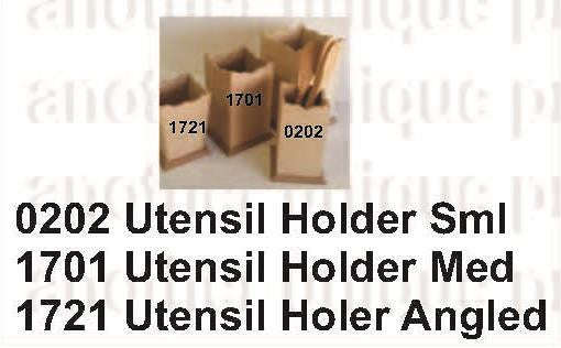 Utensil Holder (Sml) 80x80x160(ALL SIZES IN MILLIMETERS)