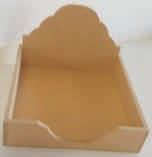 SERVIETTE HOLDER - GABLE BACK 190X80X155- all in millimeters