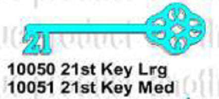 21st Key 120x40x3mm
