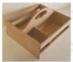Caddy-Braai/Sauce Slatted 270x230x160(ALL SIZES IN MILLIMETERS)