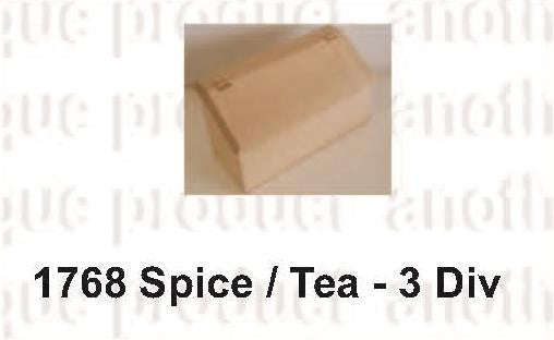 Spice/Tea - 3 Divisions 200x95x110(ALL SIZES IN MILLIMETERS)