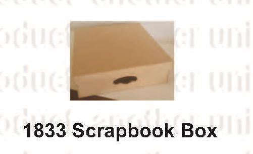 Scrapbook Album BOX with Lid - 395mm x 350mm x 100mcm High with Lid