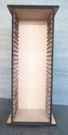 Cd rack - laser cut - holds 25 music cd's