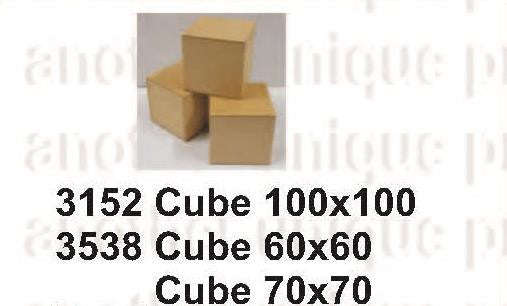 Cube -block 70 x 70 x70mm 3mm