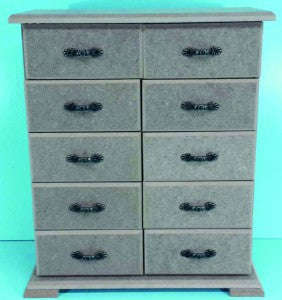 jewel cabinet 10 drawer 290mmx150mmx335mm