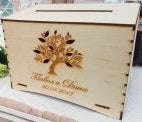 Cut Wedding Card or money Box -3mm Laser Cut - 230x164x170mm- not painted