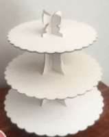 Cupcake stand- bow tie - measure 325 x 320mm - 3mm mdf