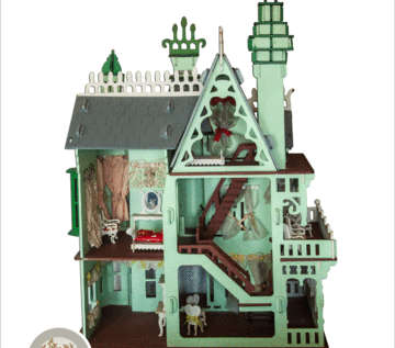 3D wooden Doll House small model puzzle 260 x 370 x 550 - no furniture included