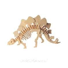 3D wooden stegosaurus - model- puzzle-in 3mm