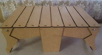 Folding picnic table 860 x 450 x 280mm